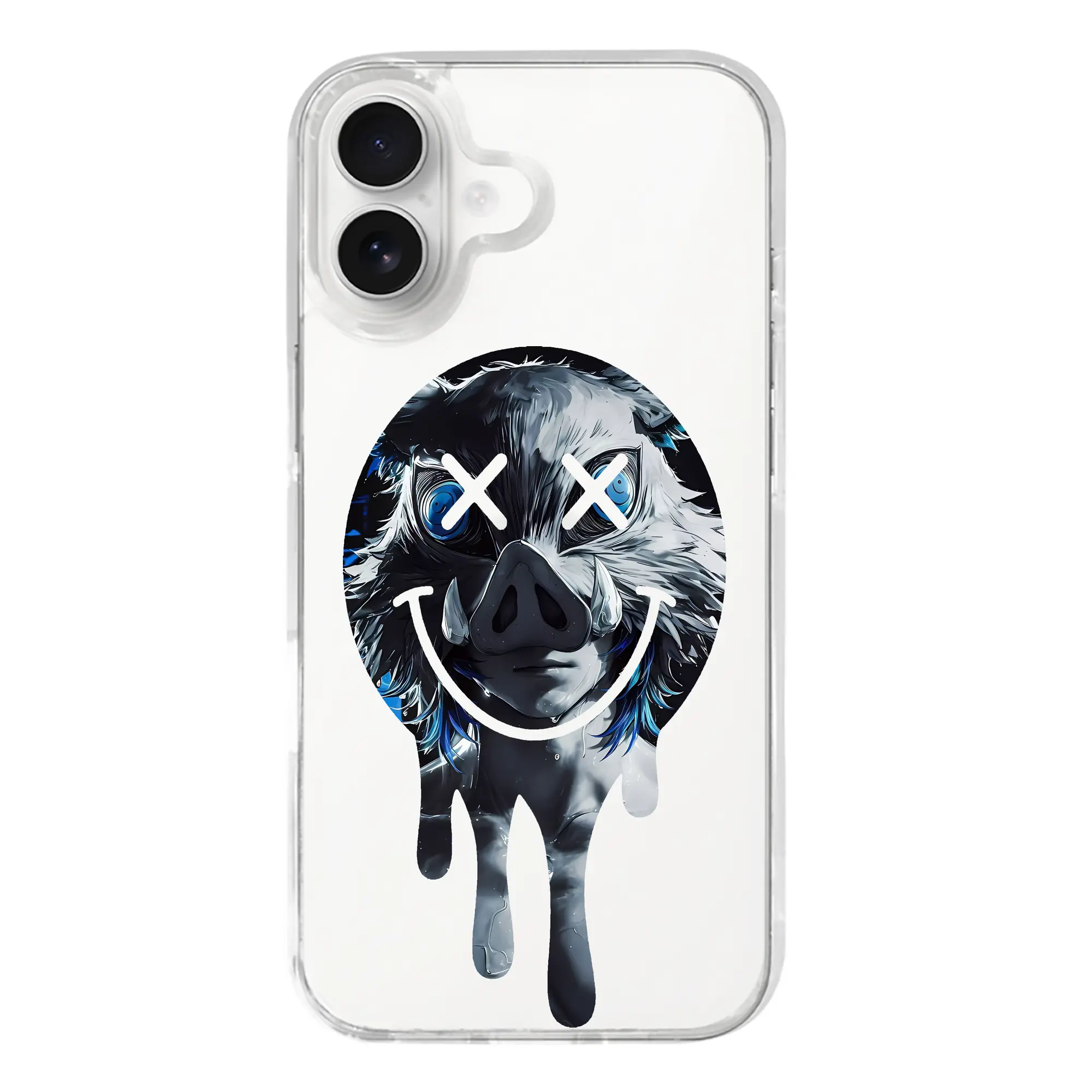 鬼滅の刃 グッズ,嘴平 伊之助 - iPhone 17シリーズ 透明スマホケース – 薄型・耐衝撃・精密フィット保護カバー